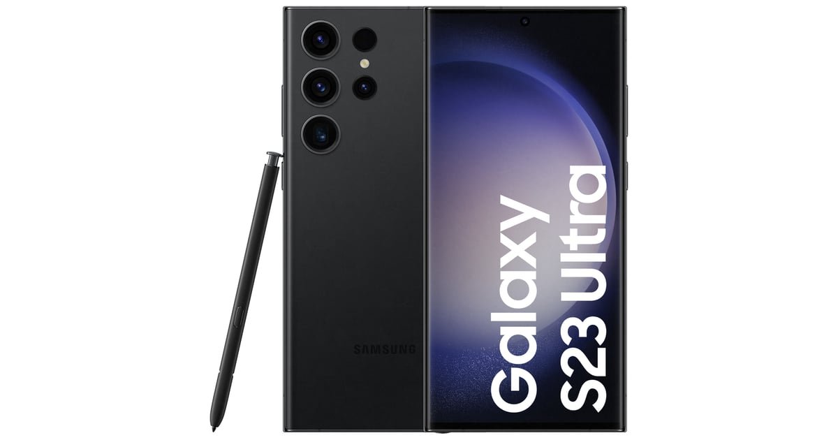 Samsung Galaxy S23 Ultra 5G 256GB 12GB Phantom Black Dual Sim Smartphone – Middle East Version